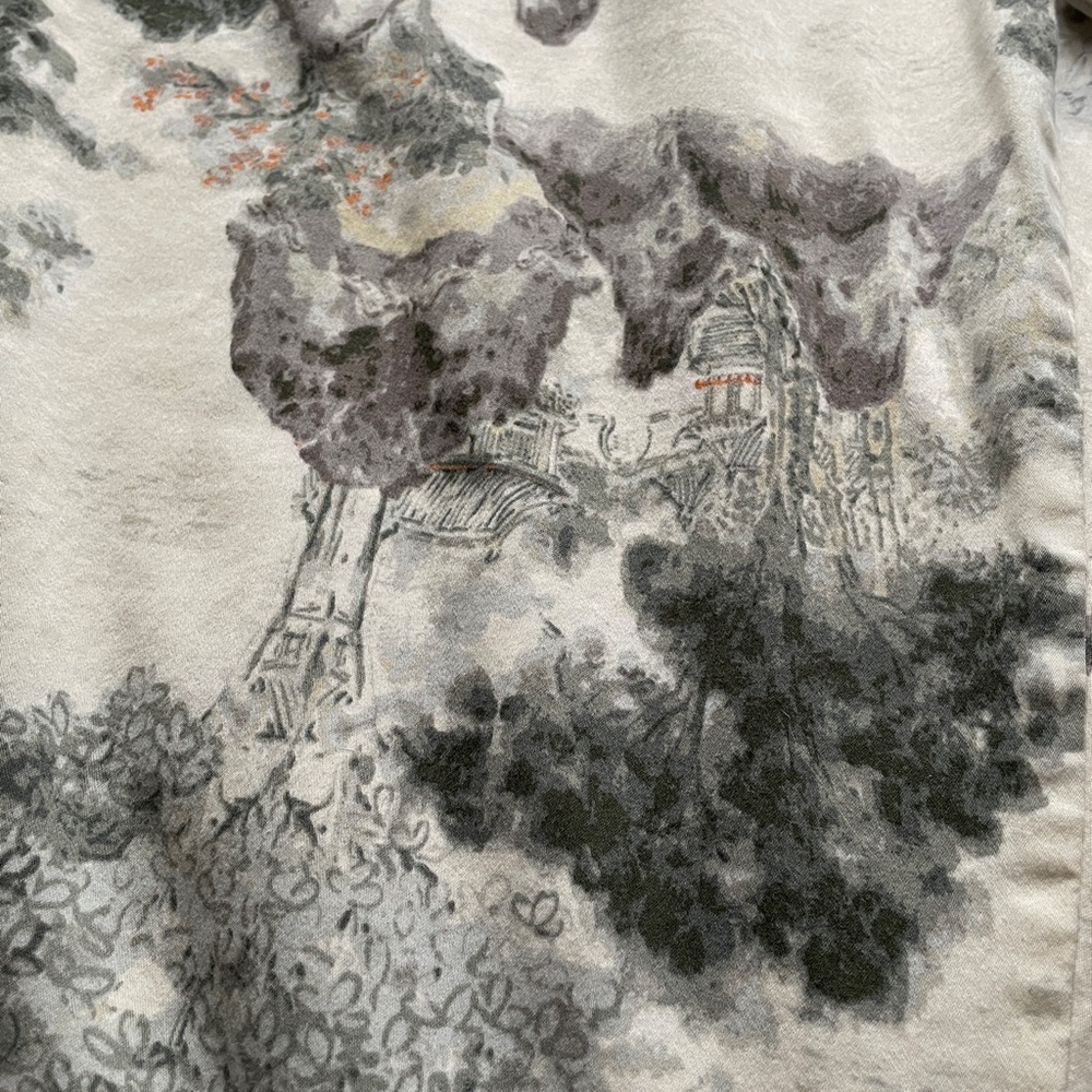 Chico’s Gray Patterned Pants - Picture 3 of 4